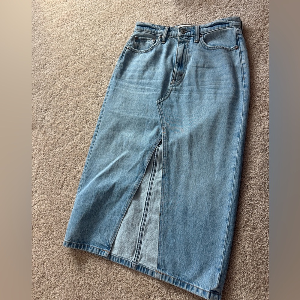 Abercrombie Denim Blue Women's Skirt